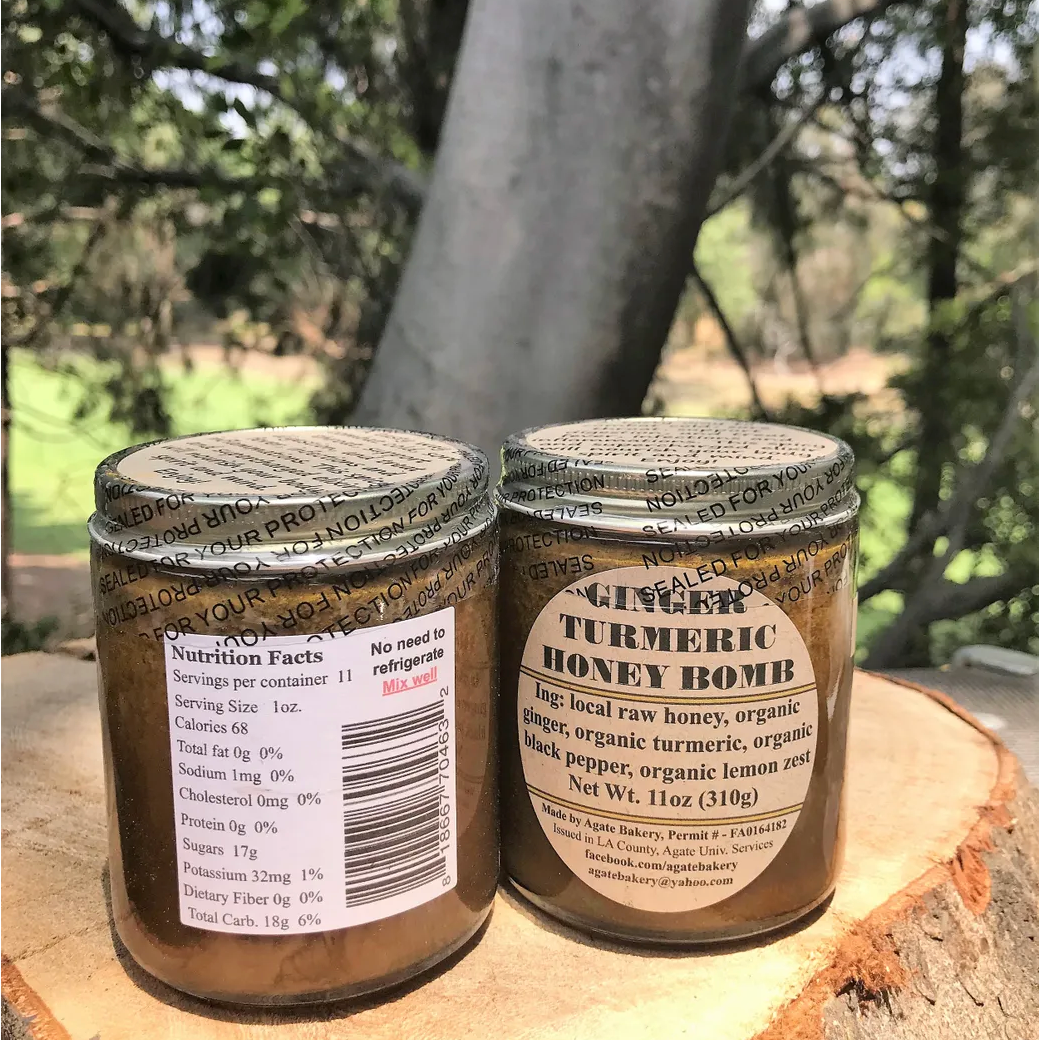 Ginger Turmeric Honey Bomb